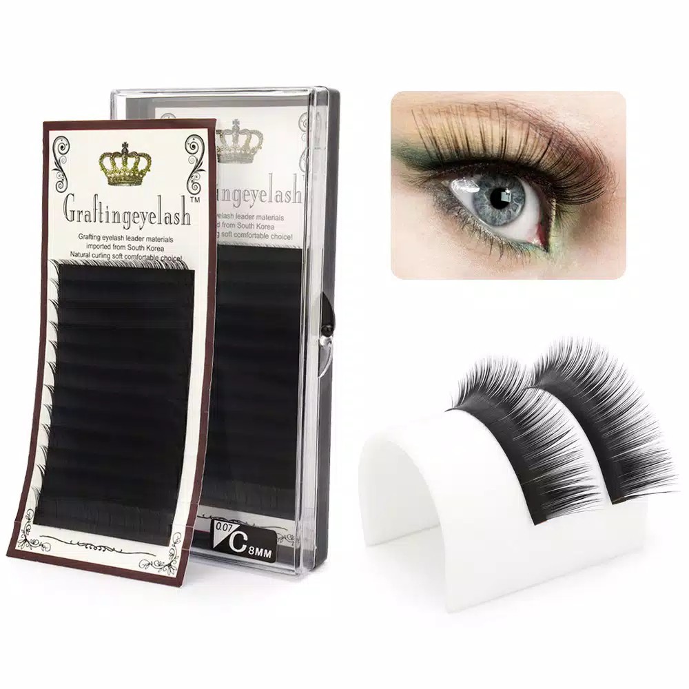 Bulu Mata Tanam Individual Eyelash Extention Grafting 0.10 C / D