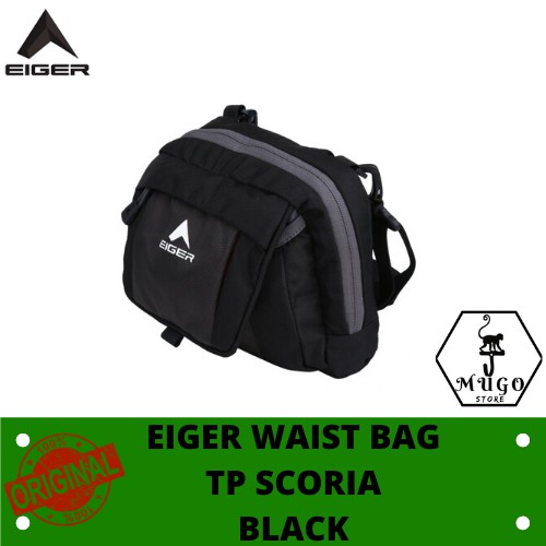 TAS PINGGANGEIGERINDO TP SCORIA WAIST BAG - BLACK
