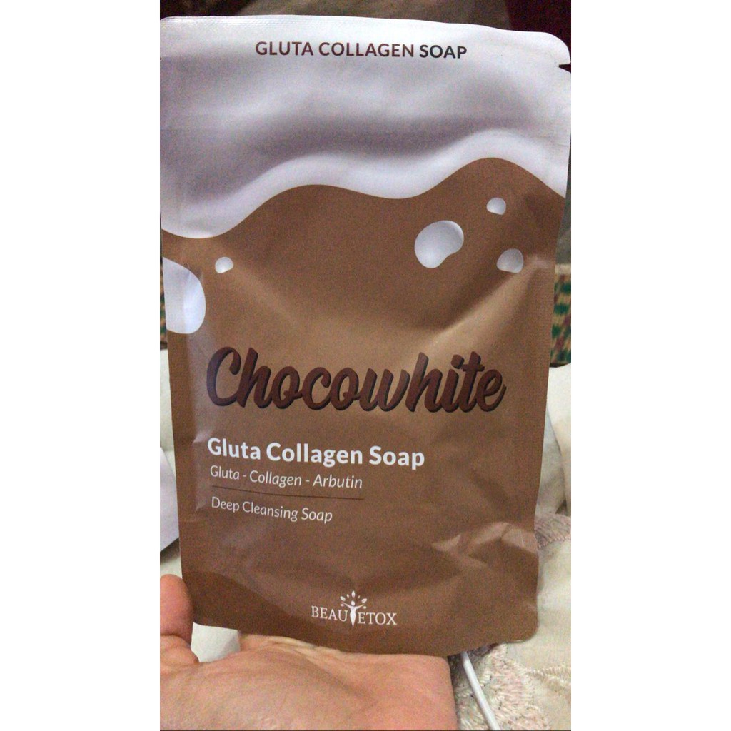 Cek Manfaat Sabun Gluta Collagen Soap Chocowhite 