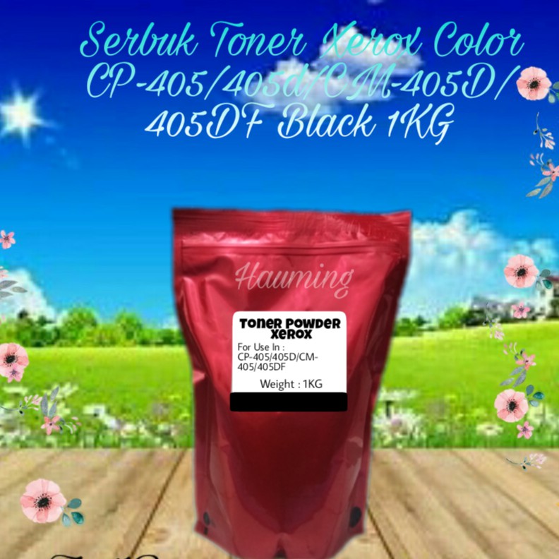 Serbuk Toner Xerox CP405 CP405D CM405 CM405D CM405DF CP-405 405D CM-405 405D 405DF Black 1kg