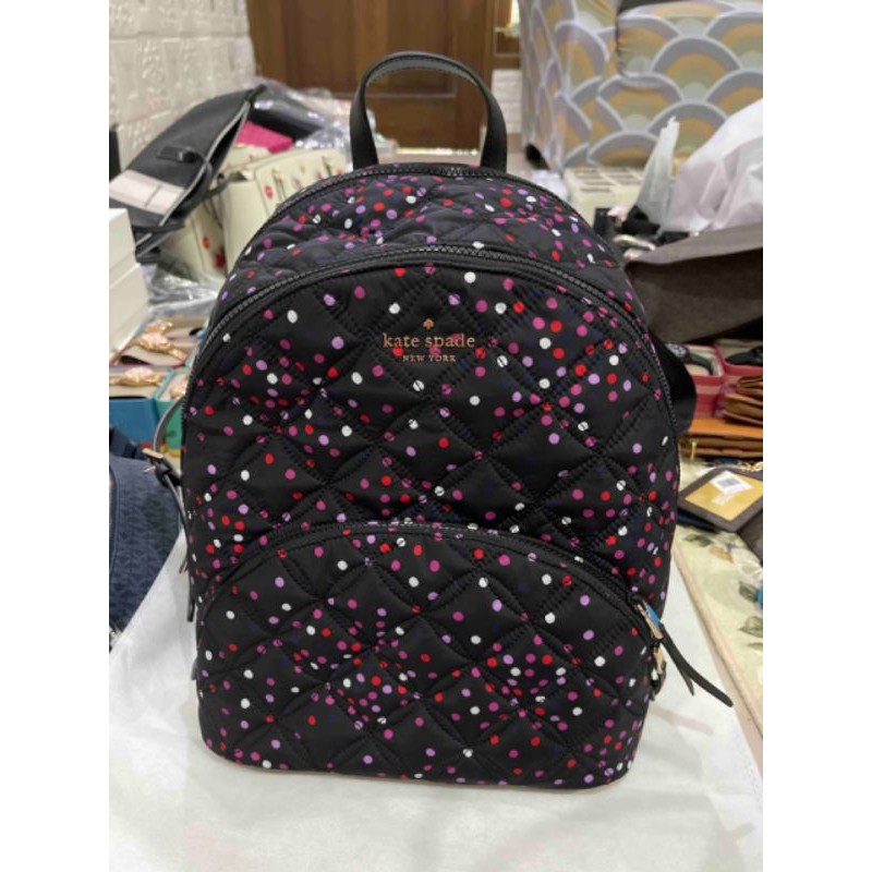 KATE SPADE RANSEL NYLON POLKADOT MEDIUM SIZE