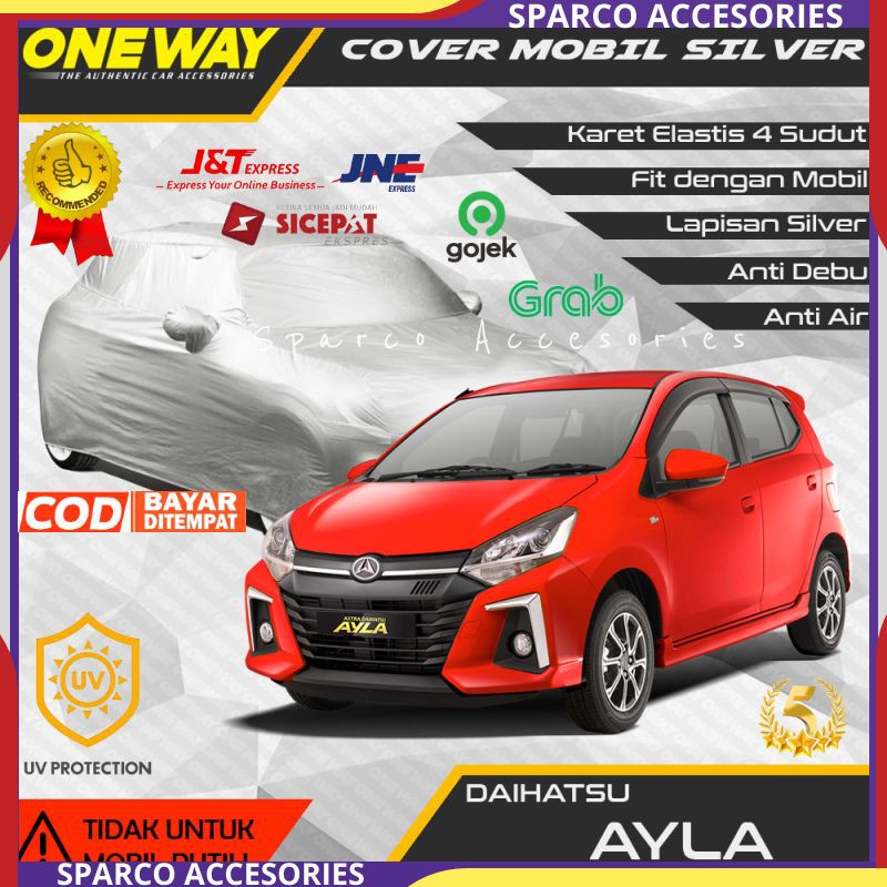 Bisa Cod Ayla Agya Sarung Mobil Penutup Tutup Selimut Mobil Ayla Agya Silver Coating Body Cover Shopee Indonesia