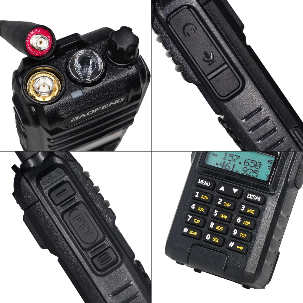 AKN88 HT BF-A58S Walkie Talkie TRI BAND 5W 2800 mAh Waterproof IP67