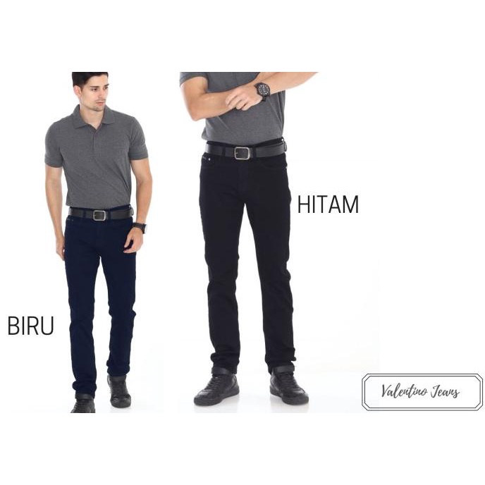 Valentino Soft Jeans Stret Celana Panjang Pria