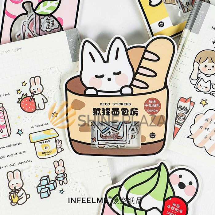 

Promo Little Kawaii Flake Stickers Set - Candy Shop Murah