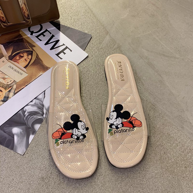 IDN 08 SANDAL WANITA FLIP FLOP MICKEY