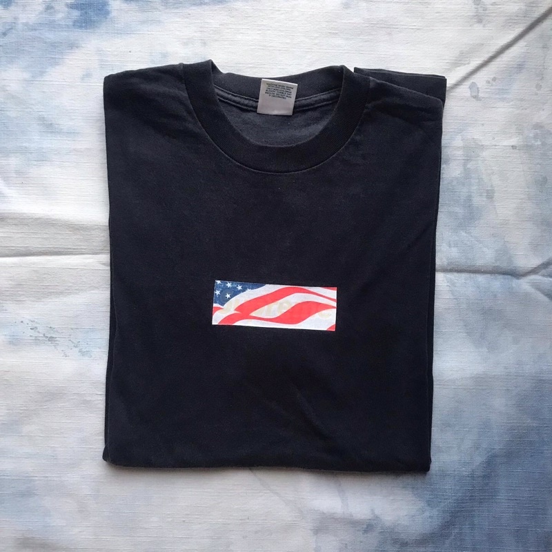 supreme 911 box logo tshirt