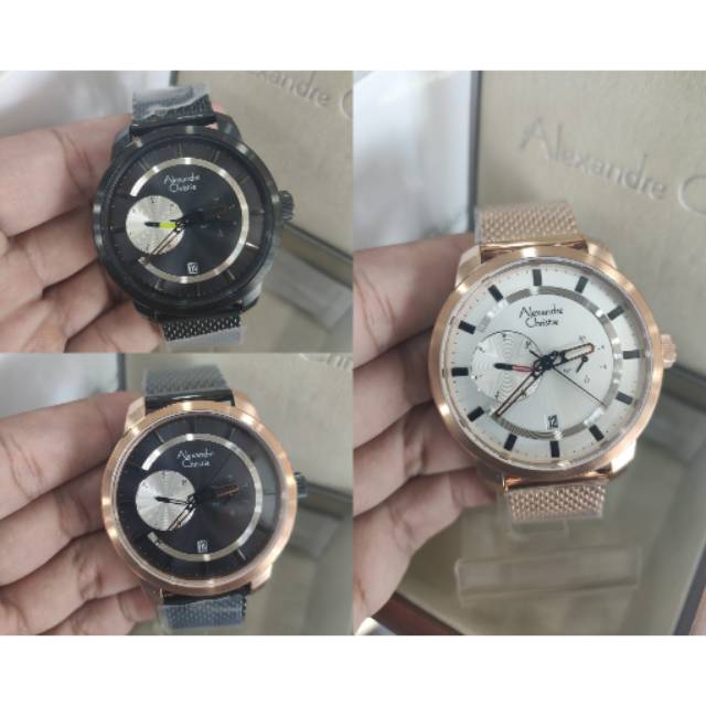 Jam tangan alexandre christie ac6548 man sandrope 6548 original garansi resmi sale