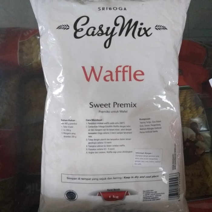 

PROMO [COD] sriboga easymix waffle 1kg tepung premix