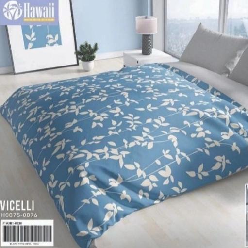 Satu Set Bedcover Hawaii My Love 180x200, Bedcover Sprei Tidak Rumbai3
