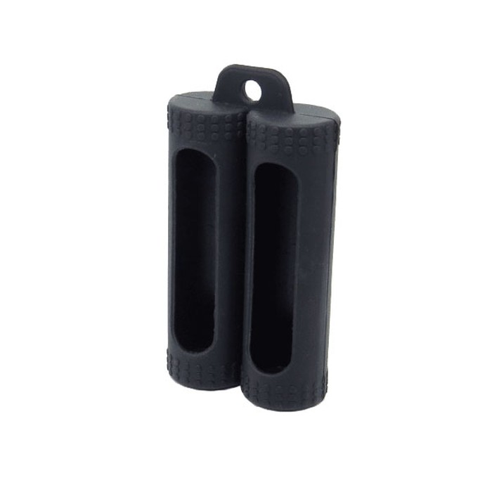 Battery Silicone Case 2x18650 - BLACK