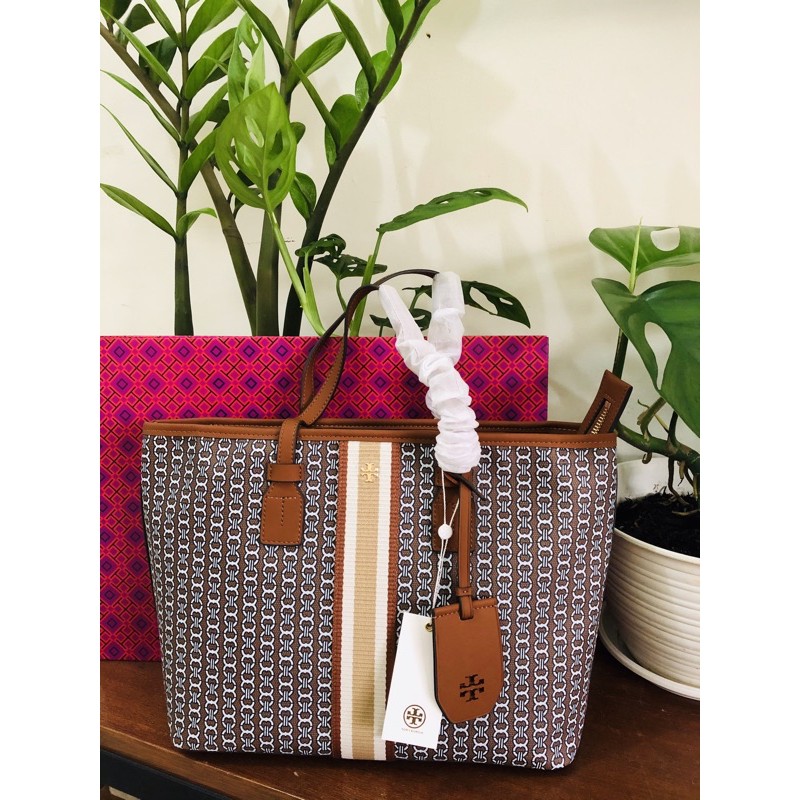 Sale! TORY BURCH GEMINI LINK CANVAS SMALL TOTE