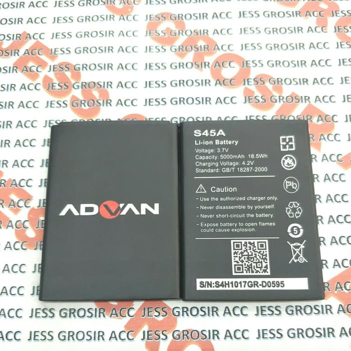 Baterai Battery Origianal Double Power ADVAN Vandroid S45A , S45C Star