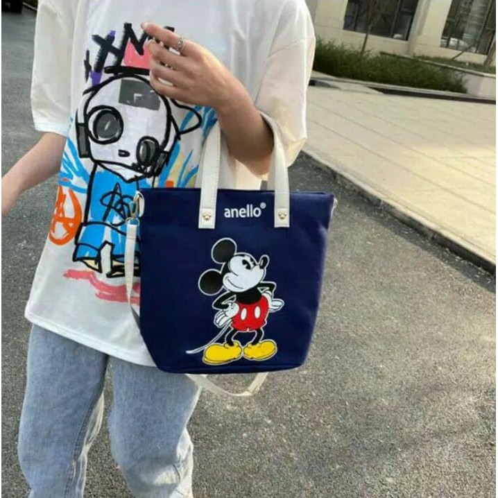 Tote Bag Mickey / Tas Bahu Wanita / Tas Selempang Terbaru