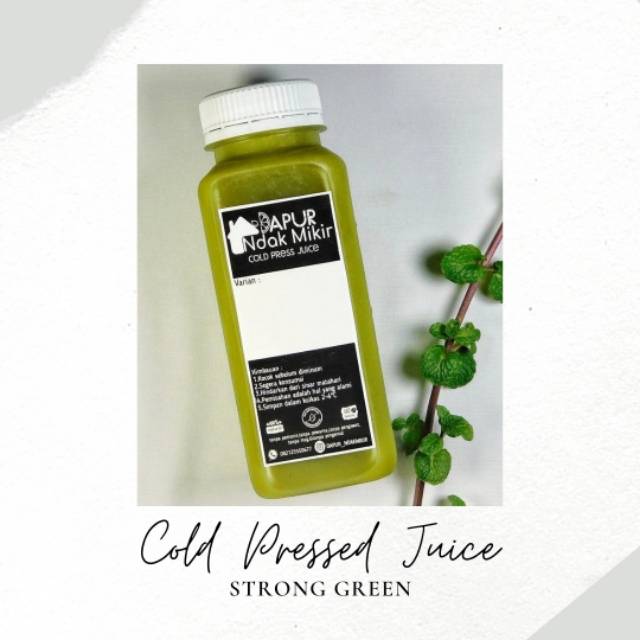 

COLD PRESSED JUICE Premium Green Series (Jus Hijau/Jus Detoks/Jus Kesehatan)