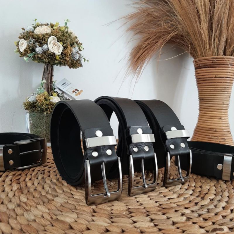 IKAT PINGGANG KULIT ASLI/IKAT PINGGANG KULIT GARUT/IKAT PINGGANG PRIA/ GESPER kulit selapis