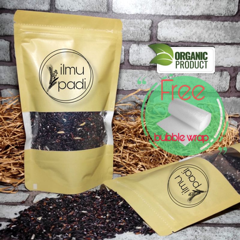 

Beras Hitam Organik/ Organic Black Rice untuk Diet & MPASI