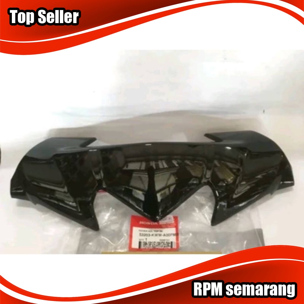 Visor cover Batok lampu Honda Revo absolute 110 Hitam Original