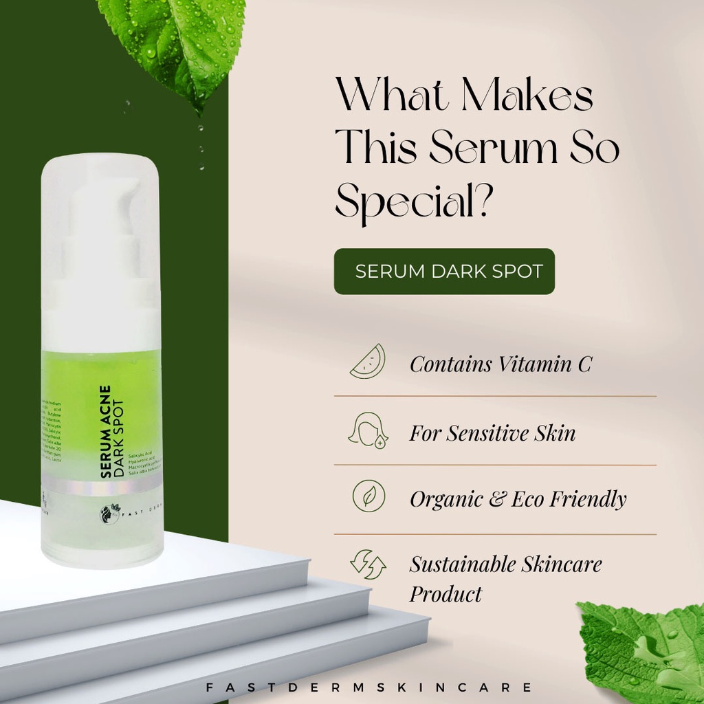 ( FREE CERMIN ) SERUM FASTDERM ACNE DARK SPOT / FASTDERM SERUM / SERUM FASTDERM