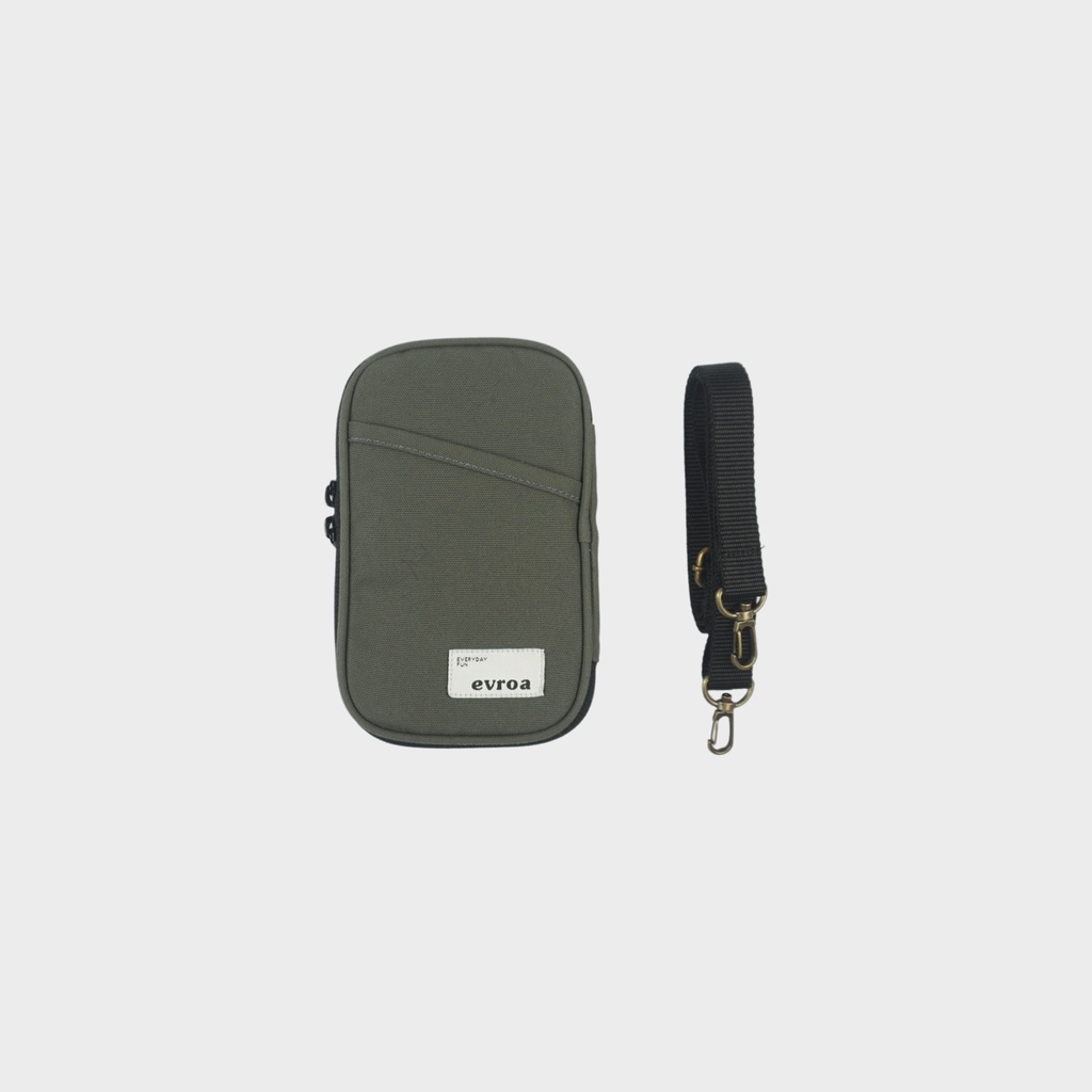 Evroa - Sling Phone Polka - Dark Grey