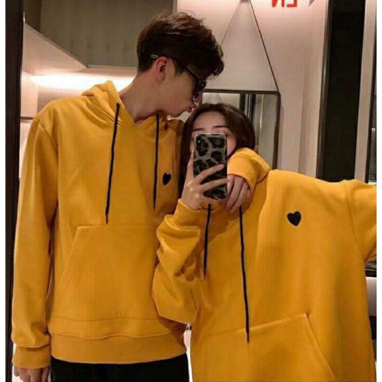 Hoodie Love Couple Jumbo S - XXXXXL(6XL) / Jaket Oversize matching Heart Style 5XL 4XL 3XL 2XL XL