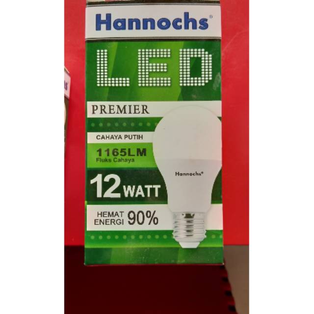 Lampu LED garansi hannochs 12watt