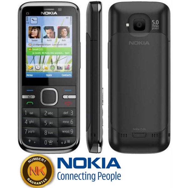 NEW NOKIA C5 JADUL, REFUBISHED, BERGARANSI, HANDPHONE (ORIGINAL)