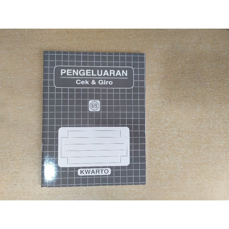 

Buku Pengeluaran Cek & Giro Kwarto