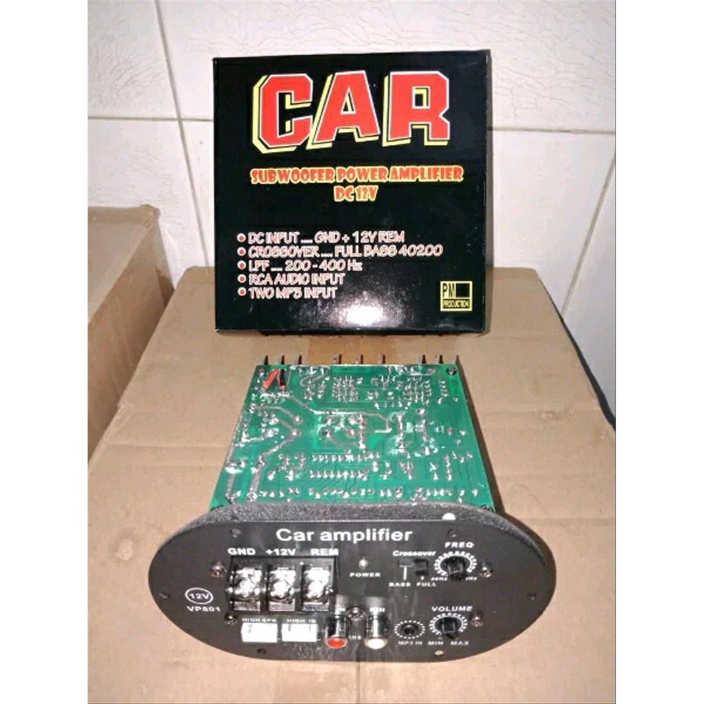 kit bass tube subwoofer power amplifier 12volt 12v limited stock