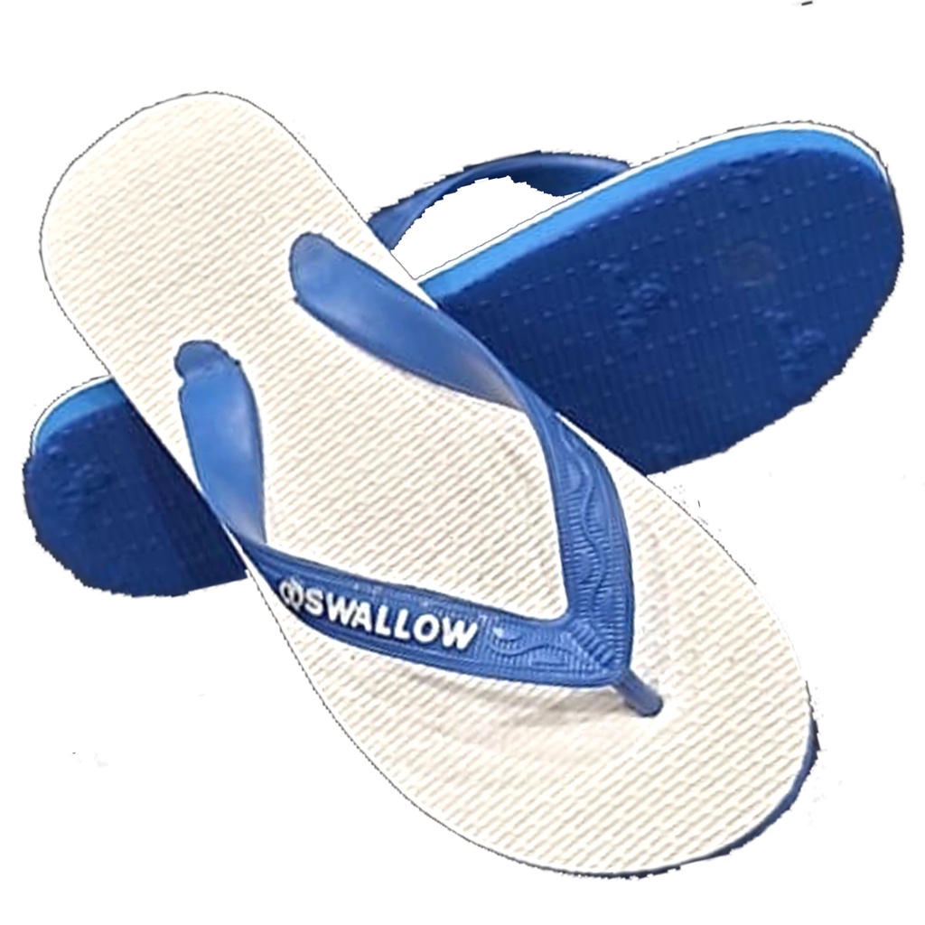 SANDAL JEPIT SWALLOW  DEWASA DAN ANAK MURAH-BIRU(10 / 26,5 CM)