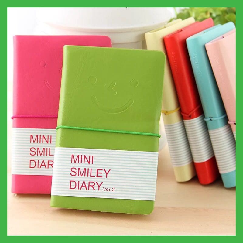 

NEW KOREAN MINI NOTES | MINI SMILEY DIARY