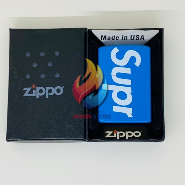 korek Api Zippo supreme biru