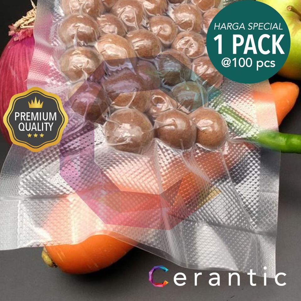 

FRM Plastik Vakum Embos 17 x 25 cm / Vacum Emboss / Vacuum Bag Embossed 17x25 isi 25✲ (Best Product)Stok banyak ➺