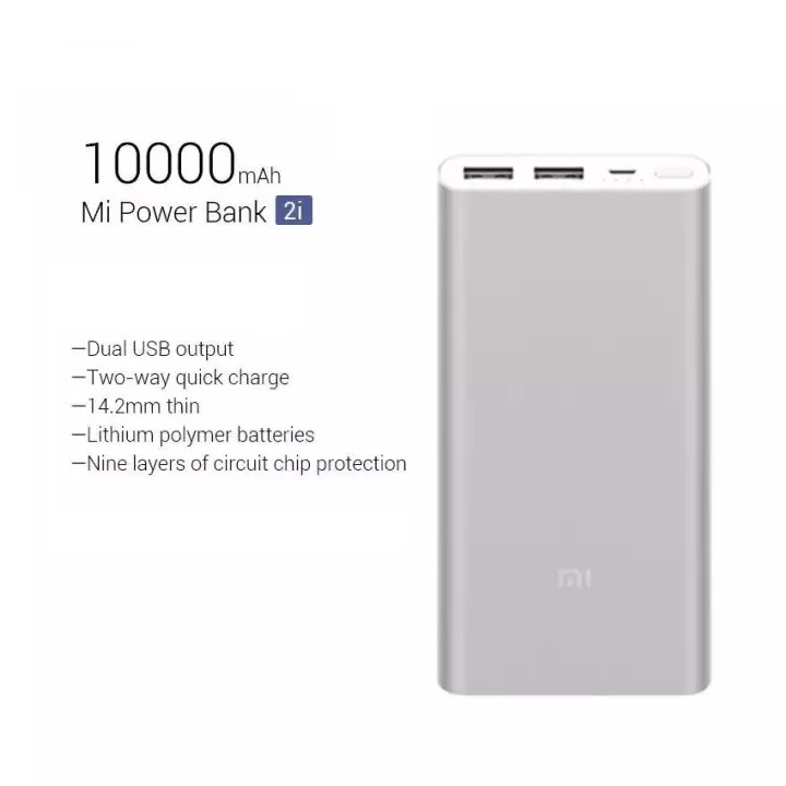 Xiaomi Powerbank 10000mAh Fast Charge Generasi 2 OEM - Random Warna