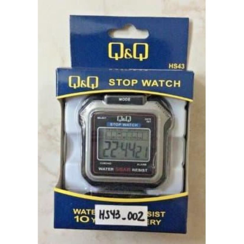 Stopwatch TIMER  Qnq Q&amp;Q QQ - Hs43jHS43J002Y ORIGINAL