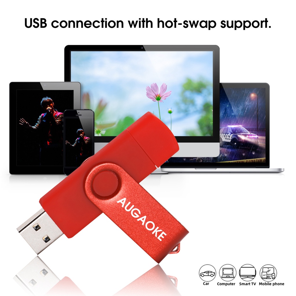 (Huluboy) Flashdisk USB 3.0 Kapasitas Besar 512GB / 1TB / 2TB Untuk Komputer / Handphone