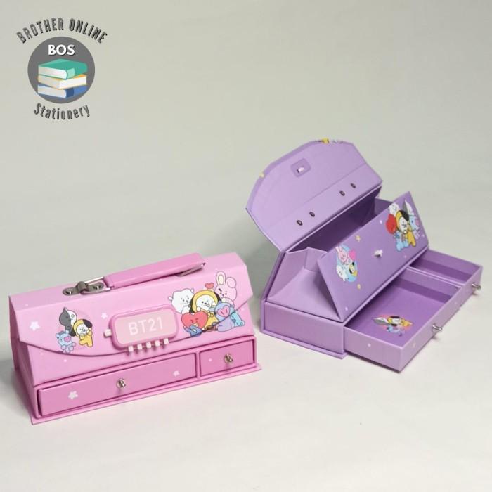 

Bos Kotak Pensil Karton+Kode Kunci/Tempat Pensil/Pencil Case Code/Pin