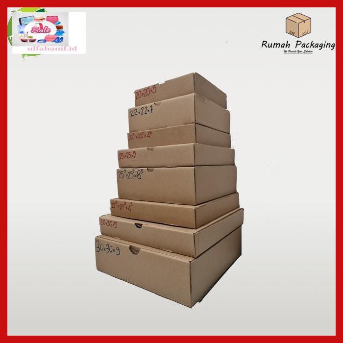 

Fr7T799- Kardus|Box Pizza Uk. 20X20X5 Polos Dan Baru Ghighk-