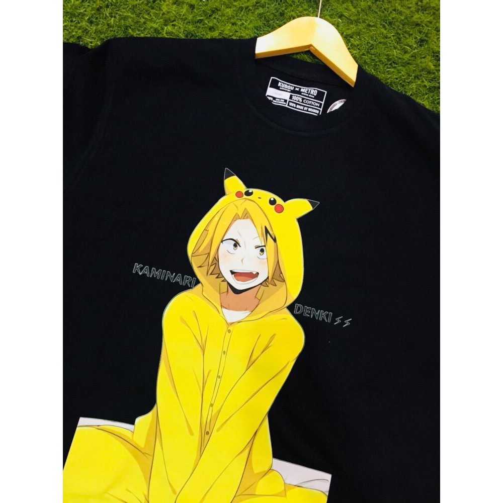 Tshirt Kaminari Denki Stun Gun Hero My hero academia! Boku No Hero Anime Manga Premium