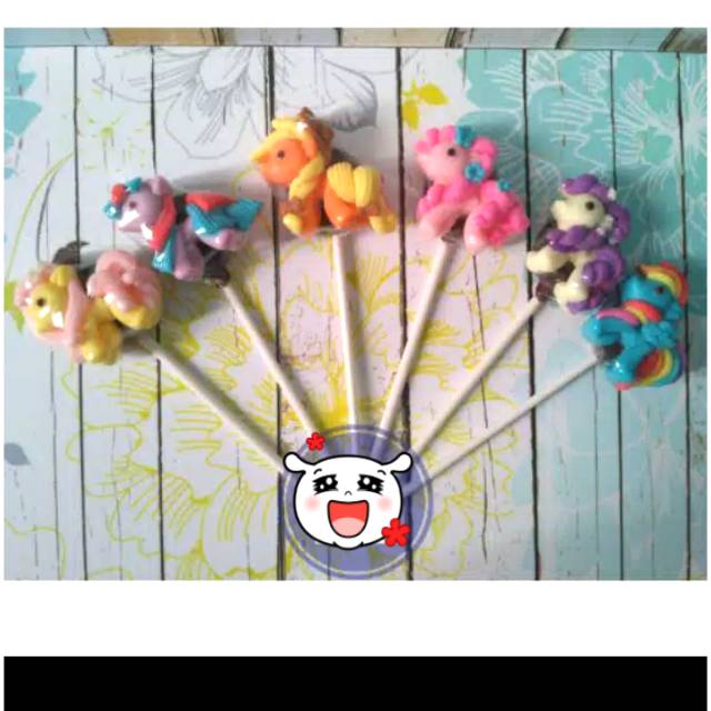 

Coklat karakter little pony coklat gagang