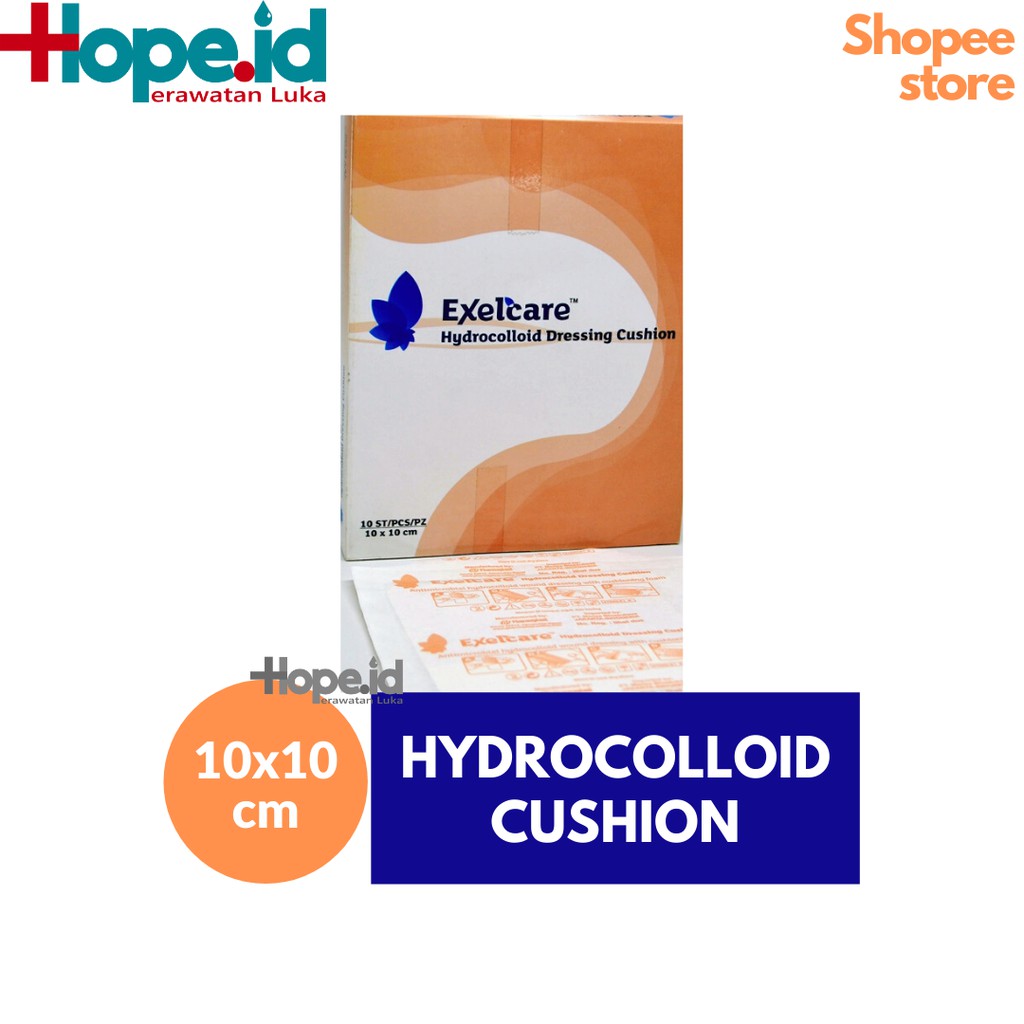 Exelcare Hydrocolloid Cushion 10x10cm