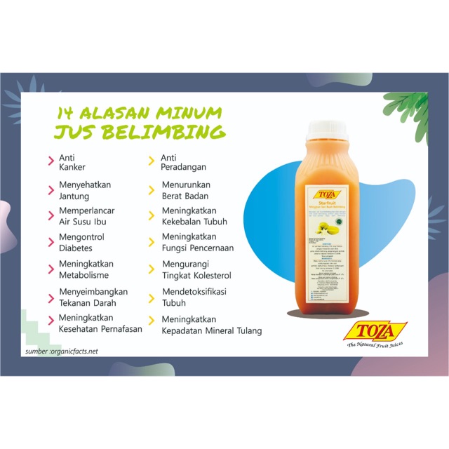 

Toza jus, Toza Juice 1 liter