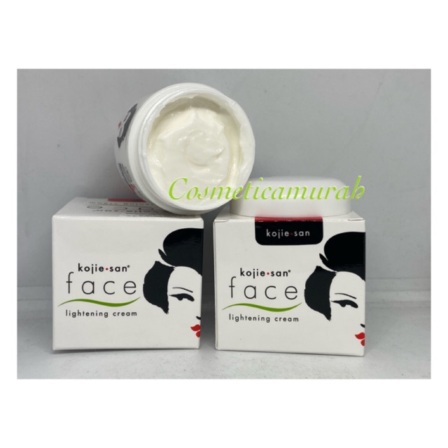 new with hydromoist - [ 30 gram ] kojie san face lightening cream 30 // cream kojie san lightening