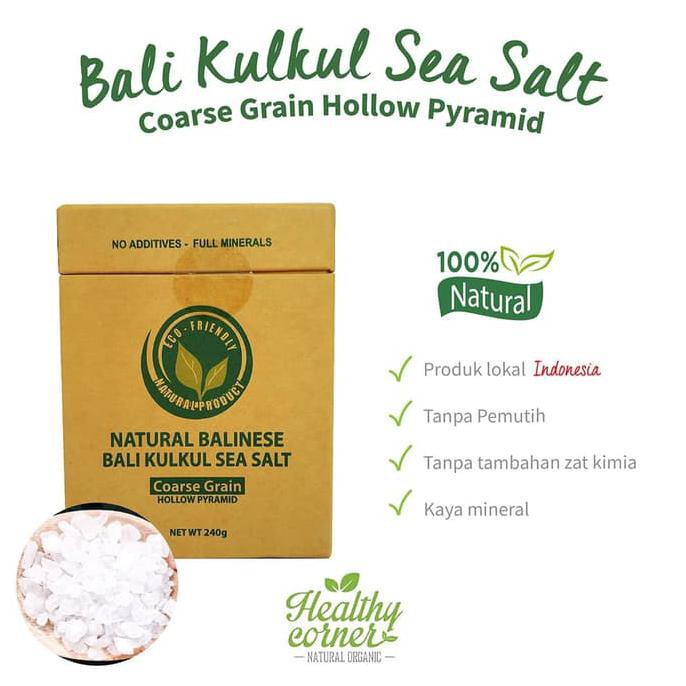 

Sea Salt Coarse Grain Garam Laut 250 gr - Bali Kulkul PROMO