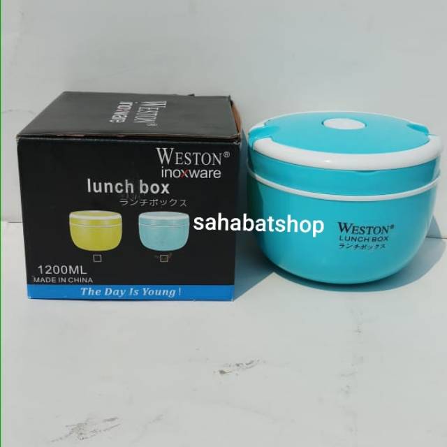 Weston Inoxware Lunch Box 1200ML stainless new