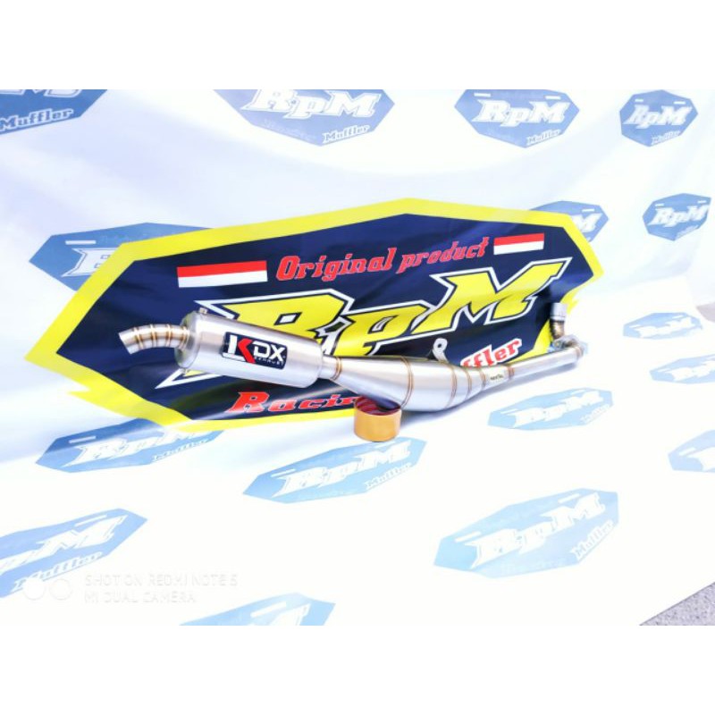 Knalpot Crystal - Knalpot Racing Suzuki Crystal KDX Stainles