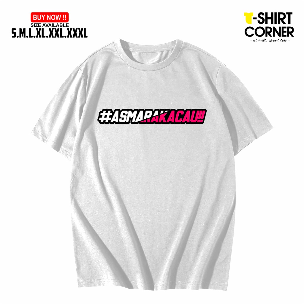Baju Kaos Pria Wanita ASMARA KACAU Kaos Racing Otomotif - Tshirtcorner
