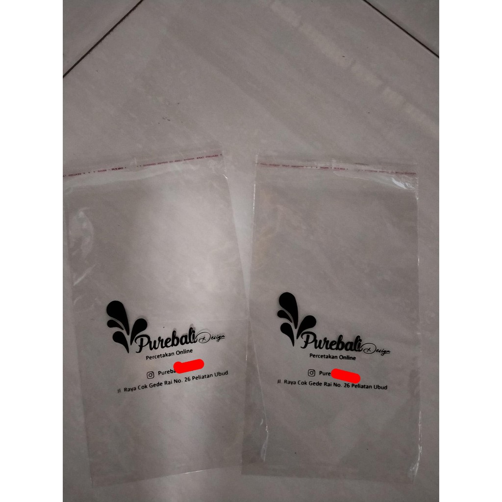 

Plastik OPP Sablon Ukuran 15 x 25cm Promo Murah