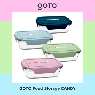 Goto Candy Food Storage Kotak Bekal Kaca Kontainer Penyimpanan Makanan