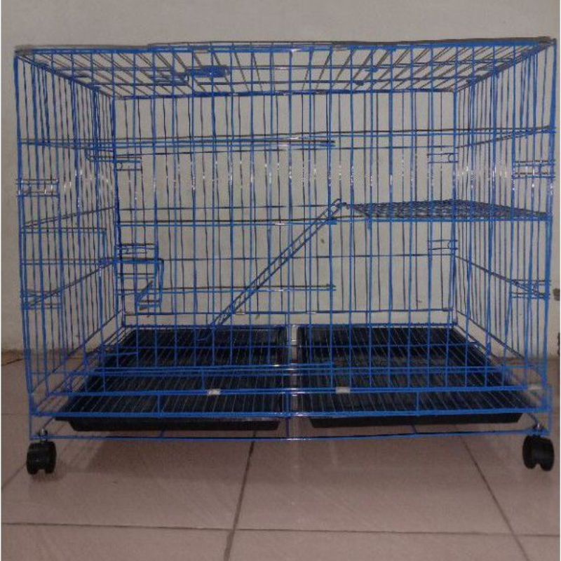 kandang kucing jumbo size  xxl ukuran 90x60 cm paling besar